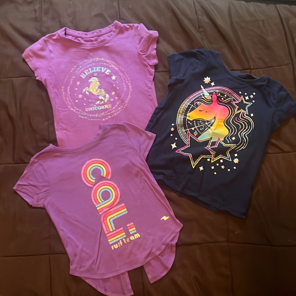 Bundle of 3 youth small girl shirts